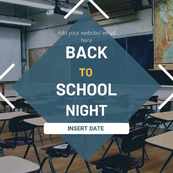 Preview of Back to School Night Flyer for Instagram