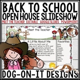 Back to School Slideshow Open House Meet the Teacher Edita
