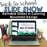 Back to School Night Google Slides Open House Powerpoint M