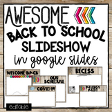 Back to School Night Google Slides Presentation