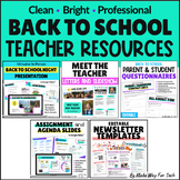 Back to School Night | Meet the Teacher Template Editable 