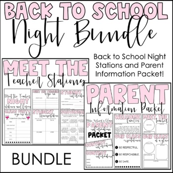 Preview of Back to School Night | Meet the Teacher | ULTIMATE BUNDLE
