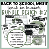 Back to School Night | Bundle # 2 | Meet the Teacher | Ope