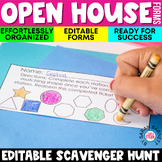 Back to School Night Open House Stations EDITABLE