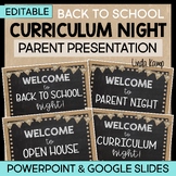Back to School Curriculum Night PowerPoint Template and Go