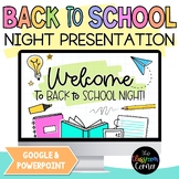 Back to School Night Presentation For PowerPoint and Googl