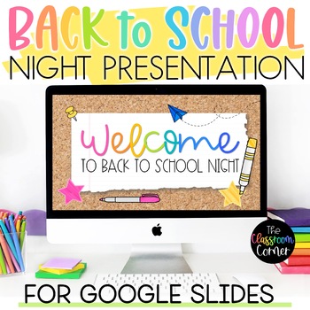 Preview of Back to School Night Presentation Compatible with Google Slides