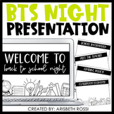 Back to School Night Presentation (Google Slides™ Doodle Version)