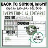 Back to School Night Presentation | Open House Info | Meet