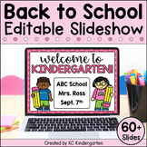 Back to School Night Slideshow | Editable Google Slides