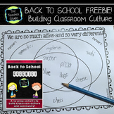 Back to School No Prep FREEBIE: Building Classroom Community