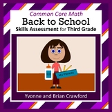 Back to School No Prep Math Assessment 3rd Grade | Math Sk