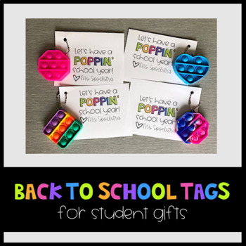 Preview of Back to School Note for Students: Poppin' School Year