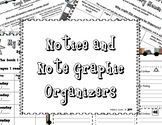 Back to School Notice & Note Graphic Organizers