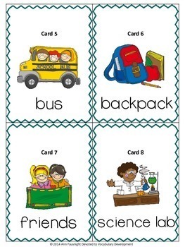 Back to School Nouns Scavenger Hunt and Word Sort by Ann Fausnight