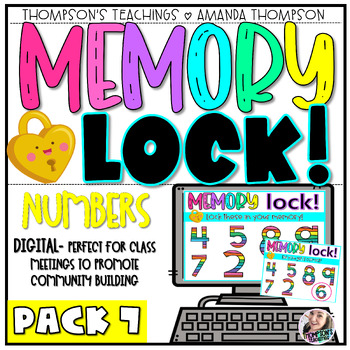 Preview of Back to School Number Identification Game - Morning Meeting game - Digital