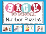 Back to School Number Puzzles 1-100, 2s, 5s and 10s Skip Counting