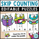 Back to School Number Puzzles and Skip Counting Practice |
