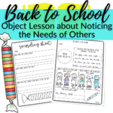 Back to School Object Lesson // Being Kind + Good Samarita
