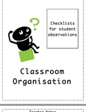 Back to School - Observation and Assessment Grids and Checklists