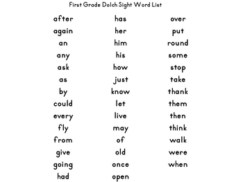 Back to School Old Maid-1st Grade Sight Word Game by First Grade is