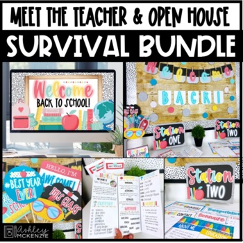 Preview of Back to School Open House | Meet the Teacher Night Survival Bundle