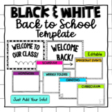 Back to School/Open House/Meet the Teacher PowerPoint | EDITABLE
