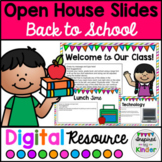 Back to School Open House Slide Show | for Google Slides™ 