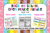 Back to School Open House Stations & Labels: Bubbles
