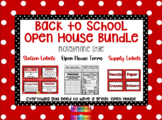 Back to School Open House Stations & Labels: Mickey/Minnie