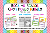 Back to School Open House Stations & Labels: Polka Dots