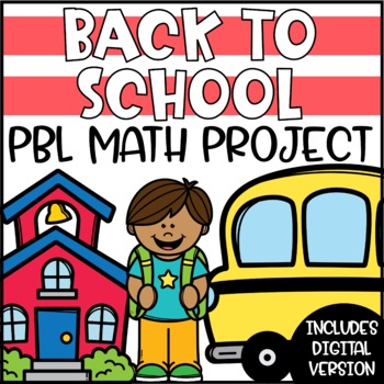 Preview of Back to School PBL Math Project for 3rd Grade