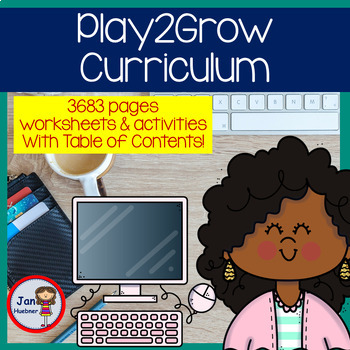 Preview of PRESCHOOL CURRICULUM with Curriculum Planning Guides ALL YEAR