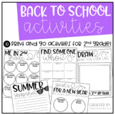 Back to School Pack {2nd Grade}