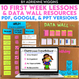 Back to School Pack (10 First Week Lessons & Data Wall) BU