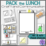 Back to School Pack the Lunch Bag with food Craft Activity