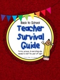 Back to School Packet - Teacher Survivor Guide - First Day
