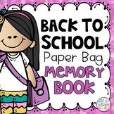Back to School Paper Bag Book