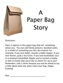 Back to School Paper Bag Story Activity