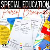 Back to School Parent Brochure for Special Educators