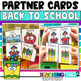 Partner Cards | Back to School | Picking Partners | Partner Match