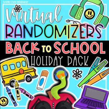 Preview of Back to School Party Games - Virtual Randomizer Videos | Distance Learning