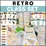 Back to School Pastel Retro Decor Set - My Classroom