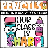 Back to School Pencil Bulletin Board or Door Decoration - 