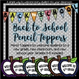 Back to School Pencil Toppers