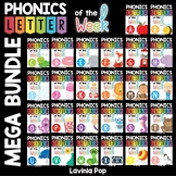 Back to School Phonics Alphabet Letter of the Week MEGA BUNDLE