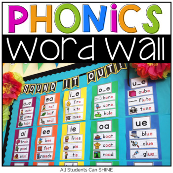 Preview of Back to School | Phonics Word Wall