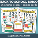 Back to School Picture Bingo • First Day of School