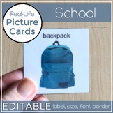 School Picture Cards | Real Life Photo Visuals for Autism,