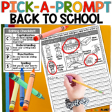 Back to School Picture Writing Prompts - Writing Prompts w
